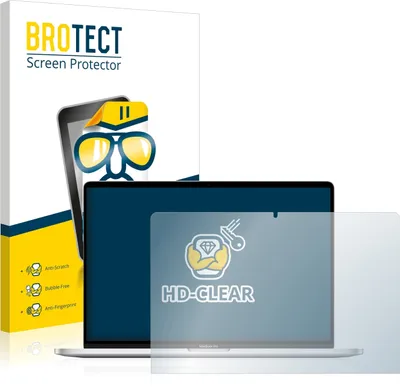 Produktbild von Für Apple MacBook Pro 16" 2019 Schutzfolie BROTECT Displayschutz Display Schutz Folie Klar Transparent
