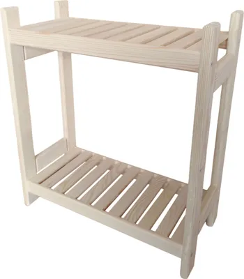 Produktbild von Holzregal Standregal Modulares Regal Stapelbar Kellerregal Haushaltsregal Kiefer Tiefe 33 cm Breite 80 cm Höhe 45 cm 2 Einlegeböden