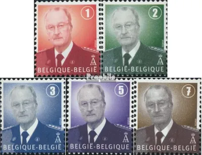 Produktbild von Briefmarken Belgien 2007 Mi 3733-3737 (kompl.Ausg.) postfrisch Königin Albert II.