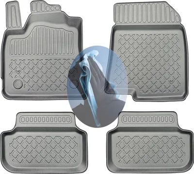 Produktbild von Z519979 TPE-Gummifußmatten kompatibel mit  Dacia Sandero  3 DJF Schrägheck Hatchback 5-türer 2021-
