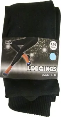 Produktbild von Leggings - für Damen - schwarz - Größe L/XL