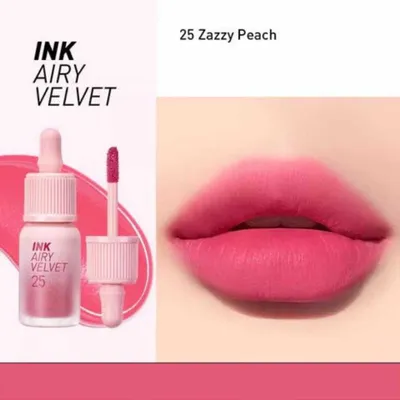 Immagine prodotto di Peripera Ink Airy Velvet Rossetto liquido 25 Zazzy Peach, 4 g