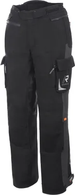 Image de Pantalon textile imperméable pour femme Rukka VentuRina, noir/gris foncé, 42