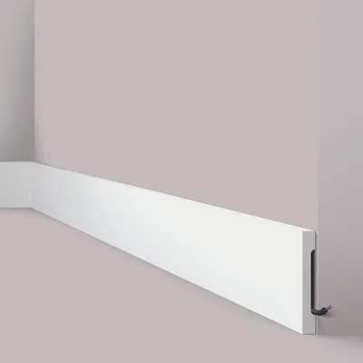 Produktbild von NOËL & MARQUET Sockelleiste FD2S WALLSTYL 110 x 15 x 2000 mm Polystyrol Weiß Fußleiste Fußbodenleiste Hochwertig