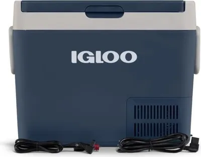 Immagine prodotto di Frigorifero portatile elettrico Igloo ICF40, 38 L, 12/24/230 V, da -18 °C a +20 °C, blu