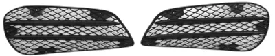 Image de Grille de remplacement pour les antibrouillards avant, 1 paire gauche et droite, de couleur noire, compatible avec les modèles Mercedes-Benz Classe E (W212) AMG Line 20132015