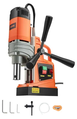 Zdjęcie produktu dla Wiertarka magnetyczna VEVOR Professional Core Drilling Machine o mocy 1300 W, wiertarka magnetyczna 13000 N, 40 mm, 810 obr./min. System wiercenia magnetycznego do budowy statków, mostów i elektrowni wiatrowych