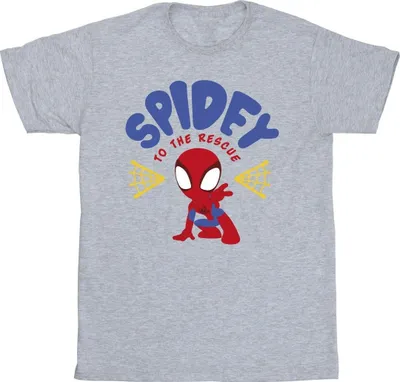 Produktbild von Marvel - "Spidey And His Amazing Friends Rescue" T-Shirt für Herren BI45556 (L) (Grau)