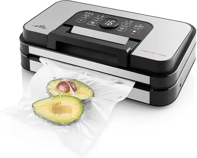 Productafbeelding van Aspira Pro vacuümmachine met dubbele lasnaad | Folieafsluitapparaat voor sous-vide | 3 modi | Marineerfunctie | Inclusief folie en zakken | RVS/zwart