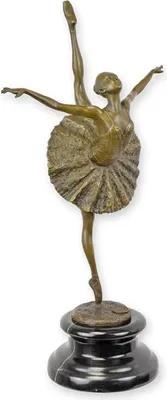 Productafbeelding van A Bronze Sculpture Of A Ballerina