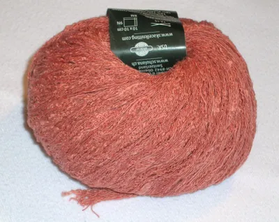 Produktbild von BALICO von Schulana, Leinen-Strukturgarn in rost (Fb 53), ca. 28m/50g