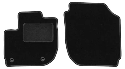 Immagine prodotto di Tappetini anteriori in moquette per Honda Jazz IV 2015- (hatchback) – 2 pezzi, neri, su misura – Wielganizator LUX