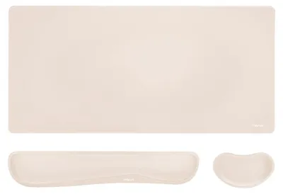 Productafbeelding van Set met toetsenbord-muismat, grote gamingmuismat en polssteun, ergonomisch en antislip