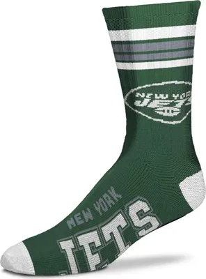 Produktbild von For Bare Feet - NFL New York Jets Graphic 4-Stripe Deuce Socken - Mehrfarbig : Mehrfarbig M Farbe: Mehrfarbig Größe: M