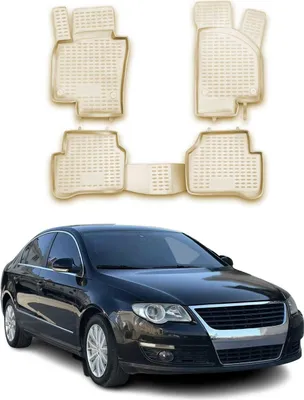 Image de 2005-2011 Tapis de sol VW Passat TPE Beige 4 pièces
