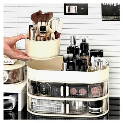 Produktbild von Kosmetik Organizer mit Schubladen für Make-up und Hautpflege