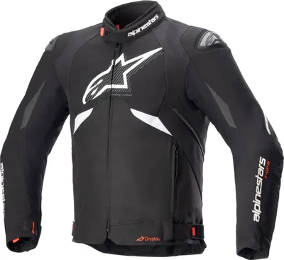 Produktbild von Alpinestars T-GP R V3 Drystar wasserdichte Motorrad Textiljacke, schwarz/weiß, M