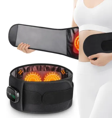 Produktbild von Beheizter Massagegürtel für Rückenschmerzen, Rückenstütze, kabellos, Rückenmassa