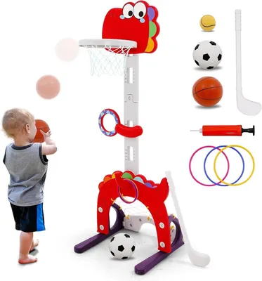 Produktbild von Multifunktionales Basketballset für Kinder im Alter von 1 bis 3 Jahren
