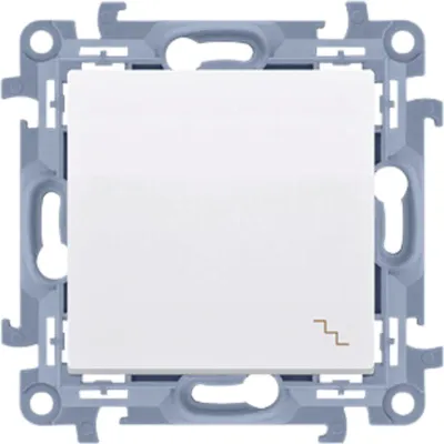 Zdjęcie produktu dla Kontakt-Simon CW6.01/11, Plastik, Biały, IP20, IP44, 250 V, 10 A, 77 mm