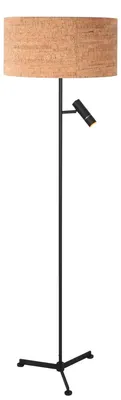 Obrázok produktu pre Steinhauer - lampa stojaca - Stang - čierna - kov textil - Ø 40cm - LED_E27 - 4833ZW