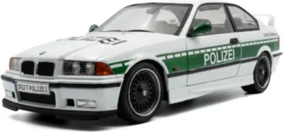 Produktbild von Solido 421186427 BMW E36 M3 Coupe Drift Polizei 1991 weiß grün 1:18