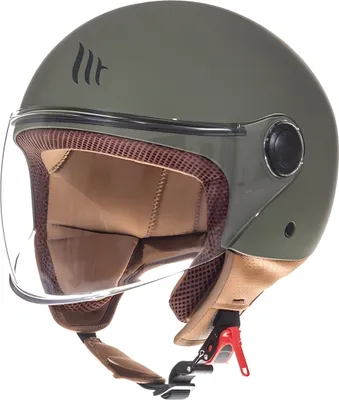 Produktbild von Jet Helma MT Helmy Street S Solid A6 Green Matt velikost M