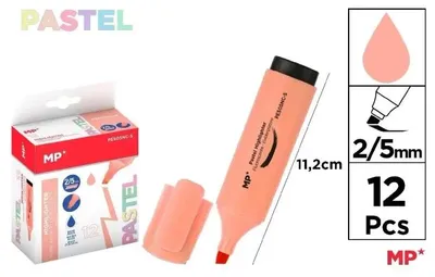Produktbild von Fluoreszierende Marker mit Kunststoffgehäuse 2-5 mm orange