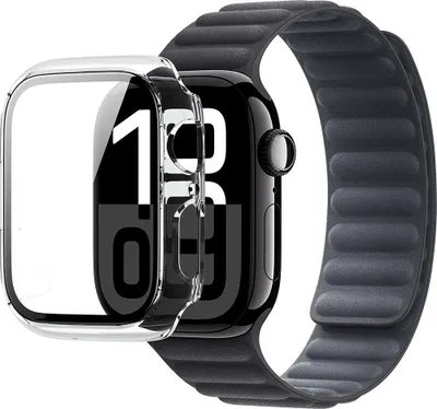Immagine prodotto di Force Case, custodia protettiva trasparente per Apple Watch 10 42 mm, trasparente