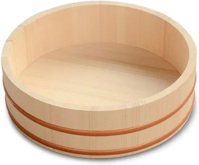 Produktbild von 10,6 Zoll Holz-Sushi-Reis-Box, Hangende Holz-Sushi-Bak, Reismeng-Bak aus Holz