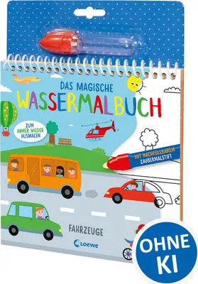 Produktbild von Das magische Wassermalbuch - Fahrzeuge