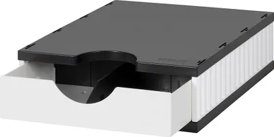 Produktbild von Styro 268-0101.9895S, Polystyrene, Schwarz, Grau, 1 Schublade(n), 225 x 315 x 49 mm, 248 mm, 331 mm
