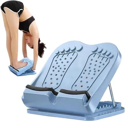 Produktbild von Verstellbare Schuine, kuitstrekker mit Magnet, Achillles-Bein-Streckplank (rosa).
