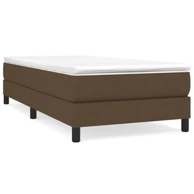 Obrázek produktu pro Rám postele s boxspringem tmavě hnědá 80 x 200 cm textil