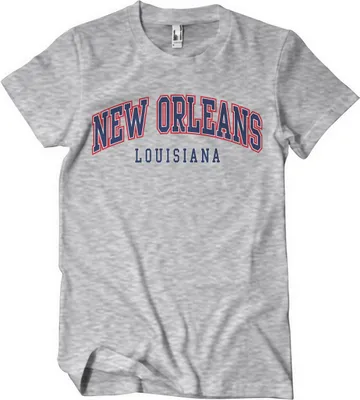 Produktbild von New Orleans - Louisiana T-Shirt - Medium - HeatherGrey