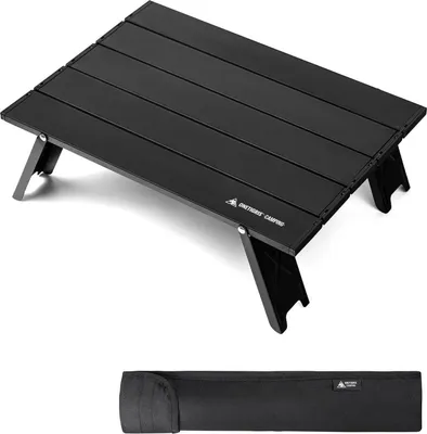 Produktbild von Campingtisch klappbar Alu 30 kg Tragfähigkeit Outdoor Mini Wandern 39,5 x 29 x 12,5 cm