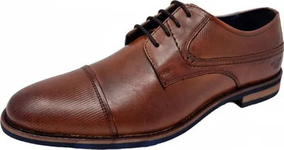 Image de Chaussures d'affaires pour hommes Mustang Chaussures brunes élégantes, Taille:44 EU