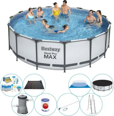 Zdjęcie produktu dla Zestaw basenowy - Bestway Steel Pro MAX 457x122 cm okrągły