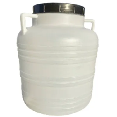 Produktbild von Weithalsfass 40 Liter Sauerkrautfass Regen Fass Gepäcktonne Camping weiß