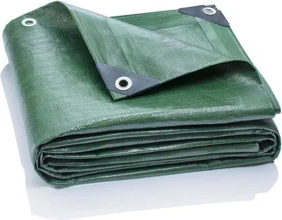 Immagine prodotto di Rete da recinzione verde per carichi pesanti 3 m x 4 m - 200 g/m² -