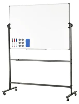 Obrázek produktu pro Mobilní tabule – Magnetická tabule – Otočná tabule – Přenosná tabule – Školní tabule