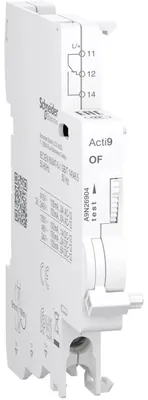 Produktbild von Schneider Electric Hilfsschalter, Acti9, OF 1OC, 100mA - 6A, AC/DC, Anschluss unten A9N26904