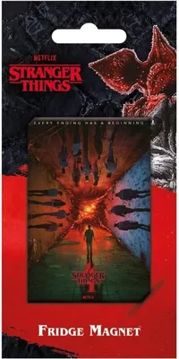 Produktbild von Offizieller Lizenz Kühlschrankmagnet zur bekannten Netflix Serie Stranger Things 4