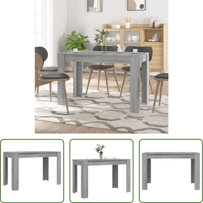 Obrázok produktu pre The Living Store jedálenský stôl sivý Sonoma 120x60x76 cm materiál na báze dreva