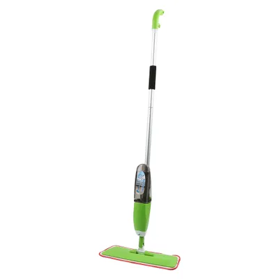 Produktbild von Sprühwischer mit Waschbaren Pads Microfaser-Bodenwischer 127cm Grün