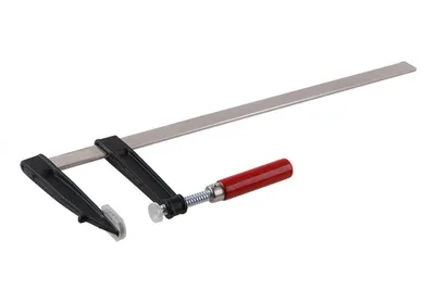 Produktbild von F-Klammer Klemme mit Führungsschiene und Profilgußarmen 500 x 120 mm