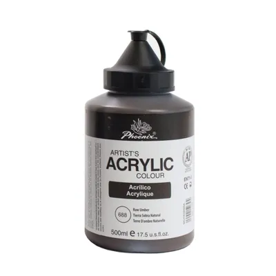 Immagine prodotto di Colore acrilico Phoenix, 500 ml, Umbra naturale