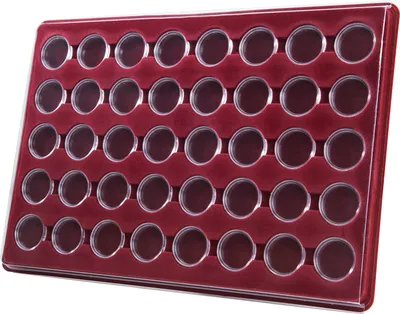 Produktbild von MC.Sammler Münztableau + 40 STK Münzkapseln 26mm für 2 Euro Münzen