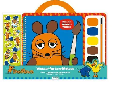 Produktbild von Trötsch Die Maus Wasserfarbenmalset