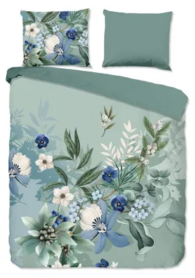 Obrázok produktu pre Dobré ráno, obliečka na prikrývku "Farren" – zelená – (240x220 cm) – 100 % bavlna
